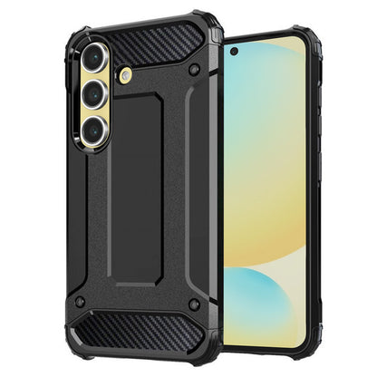 Futrola za Samsung Galaxy S24 FE S721, Techsuit, Hybrid Armor, Crna