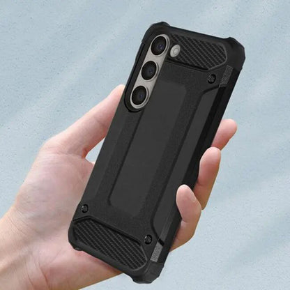 Futrola za Samsung Galaxy S24 FE S721, Techsuit, Hybrid Armor, Crna