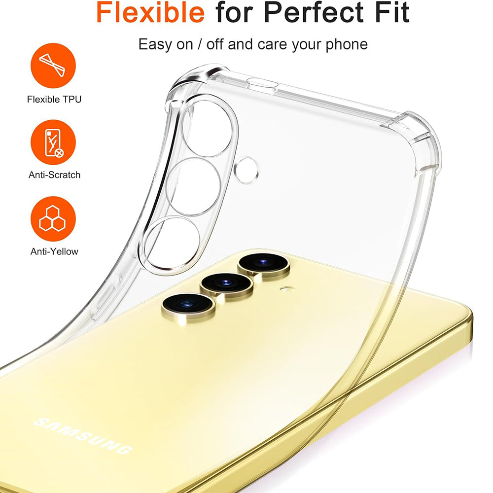 Futrola za Samsung Galaxy S24 FE S721, Techsuit, Shockproof Clear, Providna