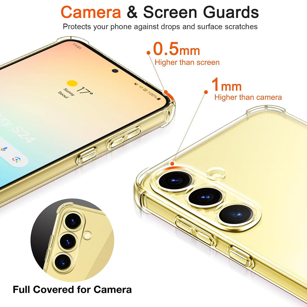 Futrola za Samsung Galaxy S24 FE S721, Techsuit, Shockproof Clear, Providna