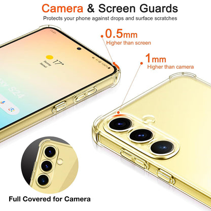Futrola za Samsung Galaxy S24 FE S721, Techsuit, Shockproof Clear, Providna