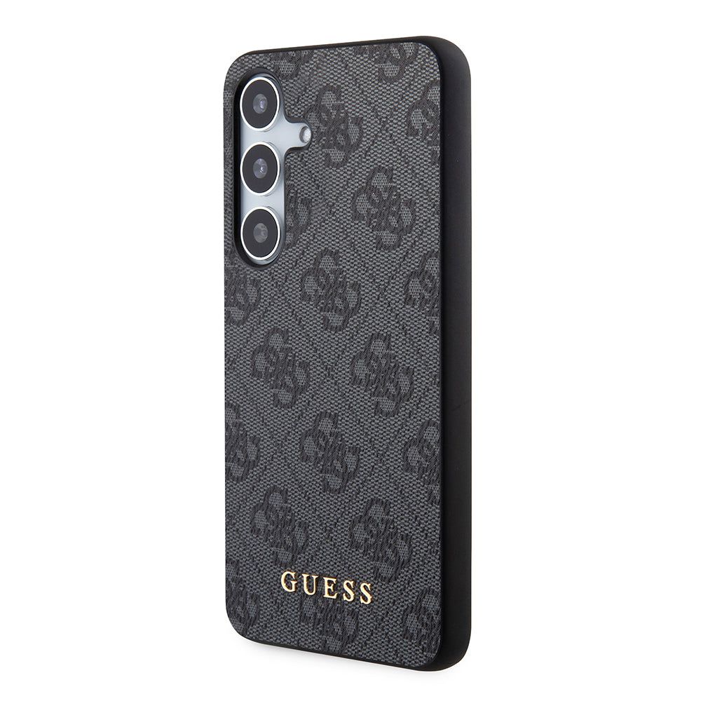 Futrola za Samsung Galaxy S24+ S926, Guess, 4G Metal Gold Logo, Crna