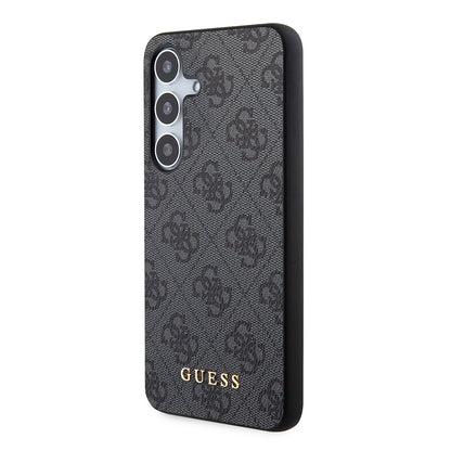 Futrola za Samsung Galaxy S24+ S926, Guess, 4G Metal Gold Logo, Crna