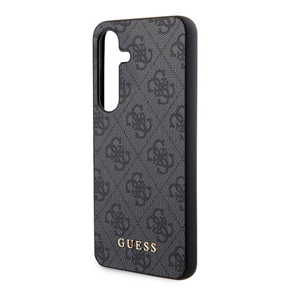 Futrola za Samsung Galaxy S24+ S926, Guess, 4G Metal Gold Logo, Crna