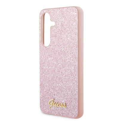 Futrola za Samsung Galaxy S24+ S926, Guess, Glitter Script, Roze