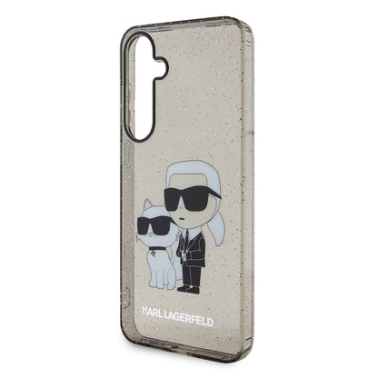 Futrola za Samsung Galaxy S24+ S926, Karl Lagerfeld, Glitter Karl & Choupette, Plava