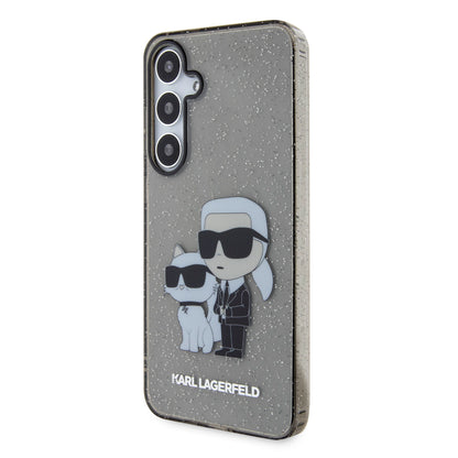 Futrola za Samsung Galaxy S24+ S926, Karl Lagerfeld, Glitter Karl & Choupette, Plava