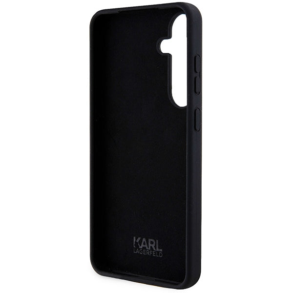 Futrola za Samsung Galaxy S24+ S926, Karl Lagerfeld, Silicone Ikonik NFT, Crna