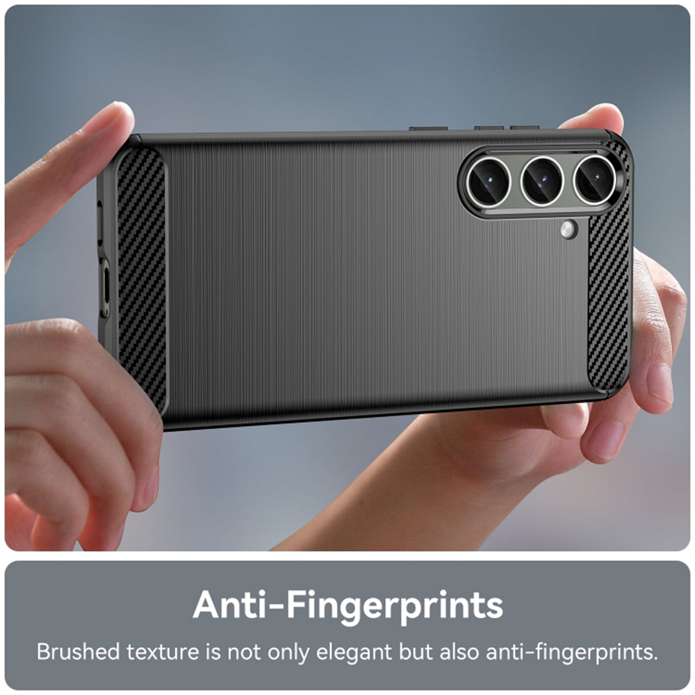 Futrola za Samsung Galaxy S24+ S926, Techsuit, Karbon, Crna