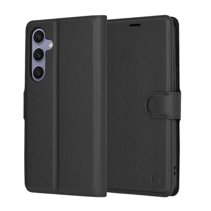 Futrola za Samsung Galaxy S24+ S926, Techsuit, Leather Folio, Crna