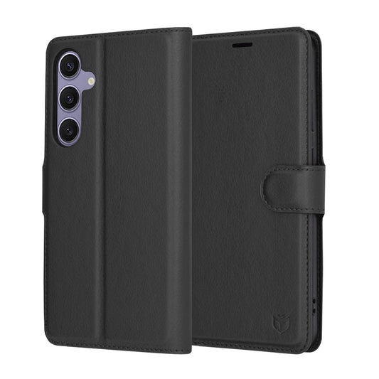 Futrola za Samsung Galaxy S24+ S926, Techsuit, Leather Folio, Crna