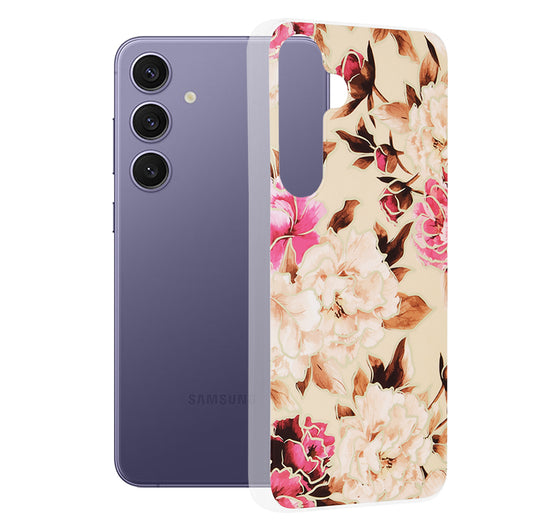 Futrola za Samsung Galaxy S24+ S926, Techsuit, Marble, Bež