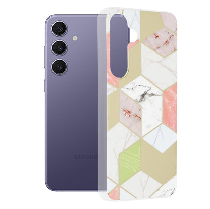 Futrola za Samsung Galaxy S24+ S926, Techsuit, Marble, Ljubičasta