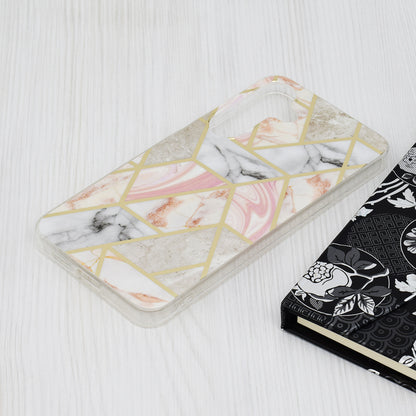 Futrola za Samsung Galaxy S24+ S926, Techsuit, Marble, Roze