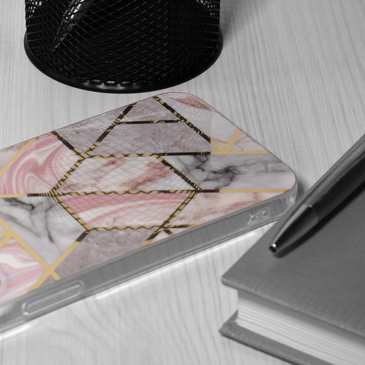 Futrola za Samsung Galaxy S24+ S926, Techsuit, Marble, Roze