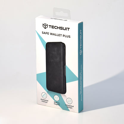 Futrola za Samsung Galaxy S24+ S926, Techsuit, Safe Wallet Plus, Crna