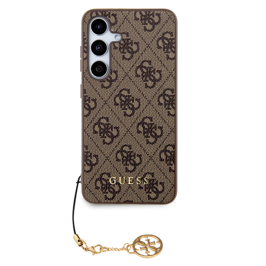 Futrola za Samsung Galaxy S24 S921, Guess, 4G Charm, Braon