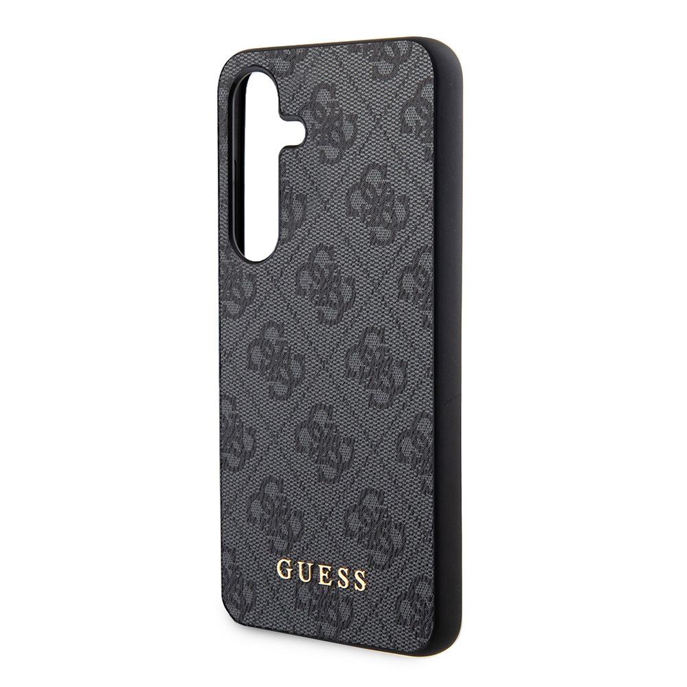 Futrola za Samsung Galaxy S24 S921, Guess, 4G Metal Gold Logo, Crna
