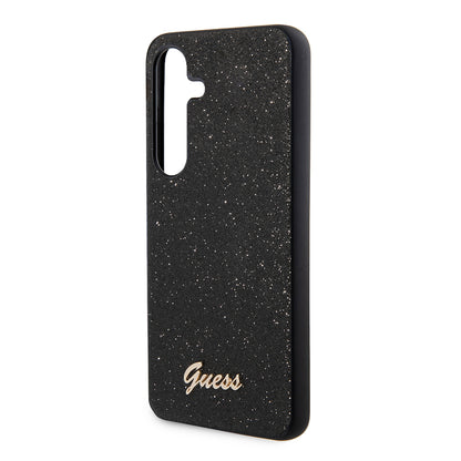 Futrola za Samsung Galaxy S24 S921, Guess, Glitter Script, Crna