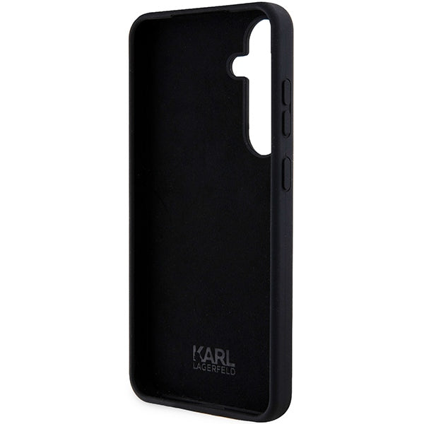 Futrola za Samsung Galaxy S24 S921, Karl Lagerfeld, Silicone Ikonik NFT, Crna