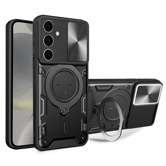 Futrola za Samsung Galaxy S24 S921, Techsuit, CamGuard Pro, Crna