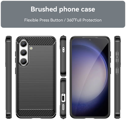 Futrola za Samsung Galaxy S24 S921, Techsuit, Karbon, Crna