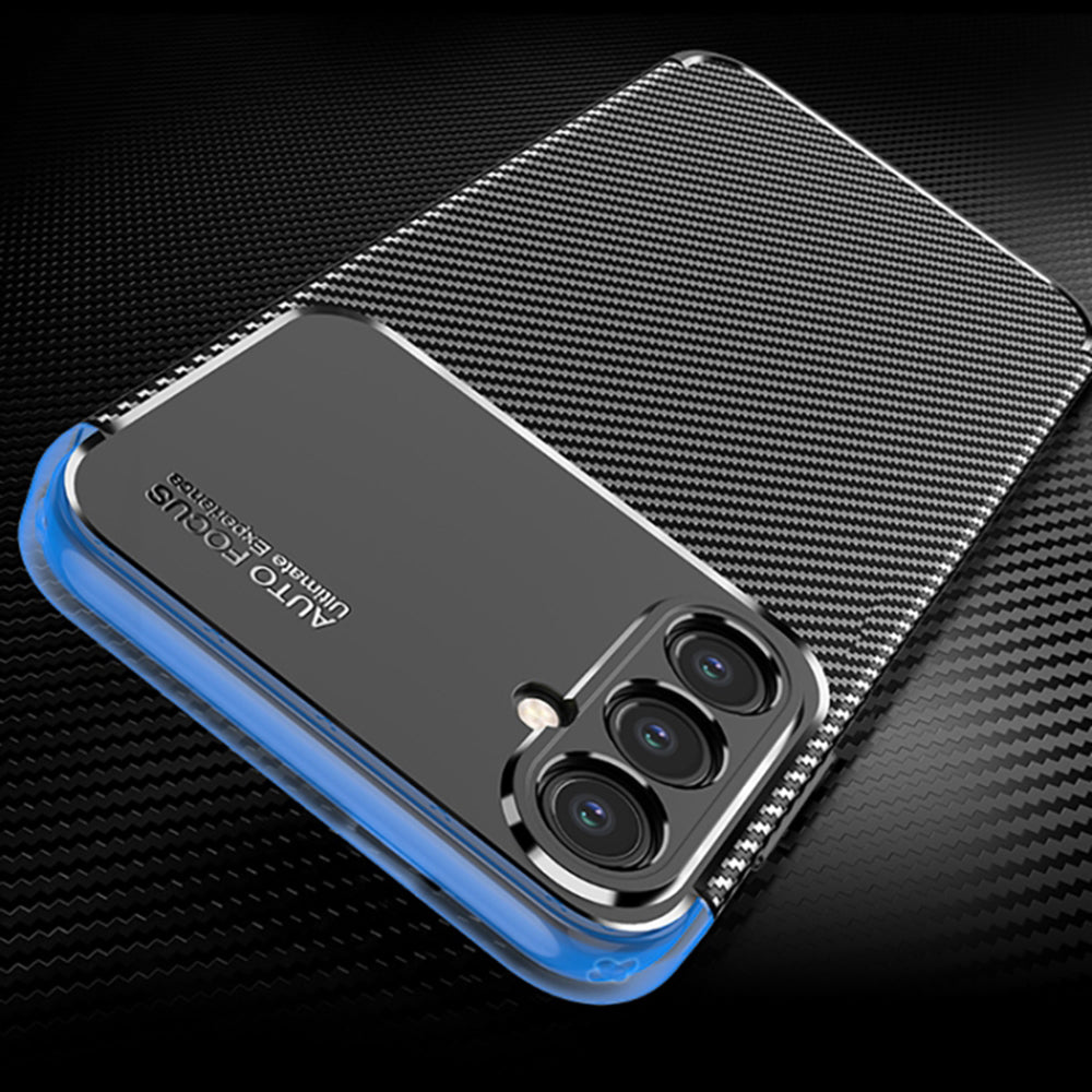 Futrola za Samsung Galaxy S24 S921, Techsuit, CarbonFiber, Crna