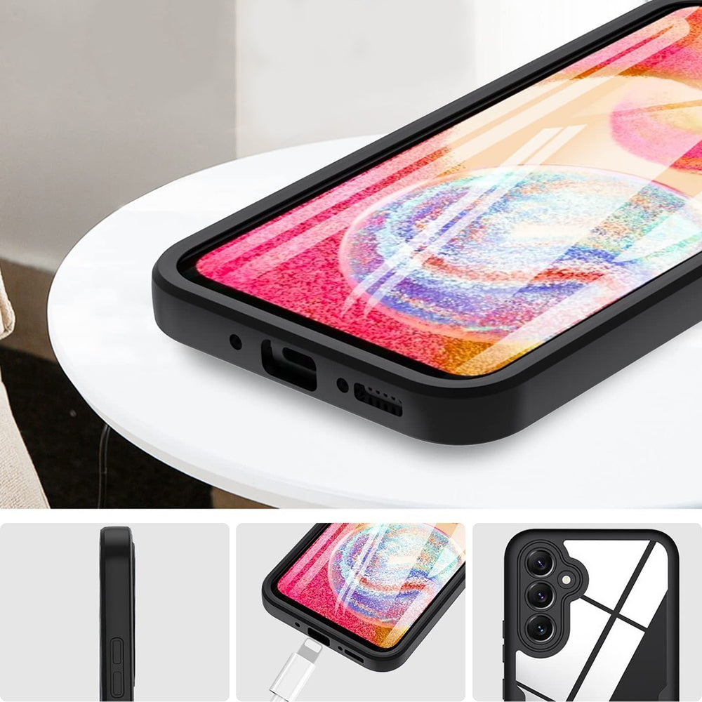 Futrola za Samsung Galaxy S24 S921, Techsuit, ColorVerse 360, Crna