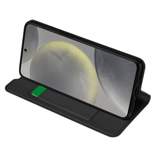 Futrola za Samsung Galaxy S24 S921, Techsuit, Magskin Book, Crna