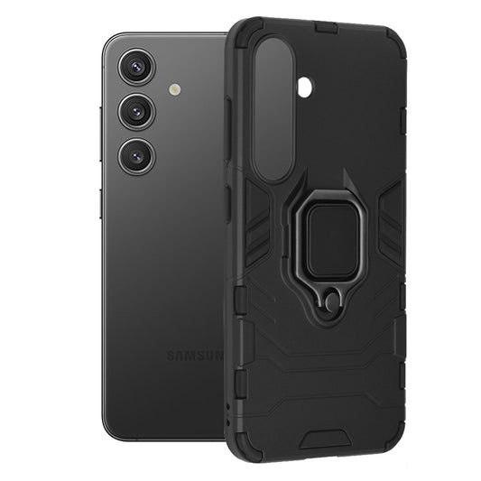 Futrola za Samsung Galaxy S24 S921, Techsuit, Shield, Crna