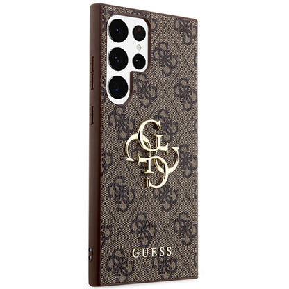 Futrola za Samsung Galaxy S24 Ultra S928, Guess, 4G Big Logo, Braon