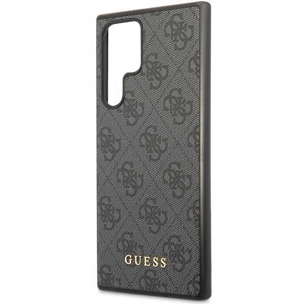 Futrola za Samsung Galaxy S24 Ultra S928, Guess, 4G Metal Gold Logo, Crna