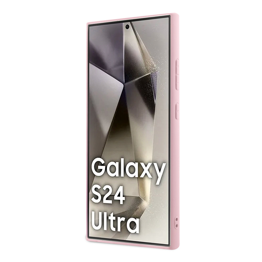 Futrola za Samsung Galaxy S24 Ultra S928, Guess, Glitter Script, Roze