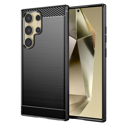 Futrola za Samsung Galaxy S24 Ultra S928, Techsuit, Karbon, Crna