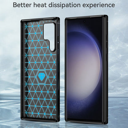 Futrola za Samsung Galaxy S24 Ultra S928, Techsuit, Karbon, Crna