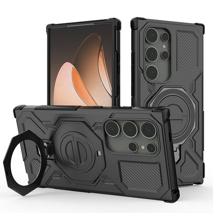 Futrola za Samsung Galaxy S24 Ultra S928, Techsuit, Carbon Shield Pro, Crna