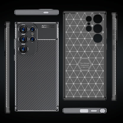 Futrola za Samsung Galaxy S24 Ultra S928, Techsuit, CarbonFiber, Crna