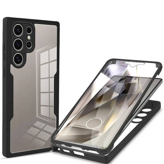 Futrola za Samsung Galaxy S24 Ultra S928, Techsuit, ColorVerse 360, Crna