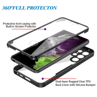Futrola za Samsung Galaxy S24 Ultra S928, Techsuit, ColorVerse 360, Crna