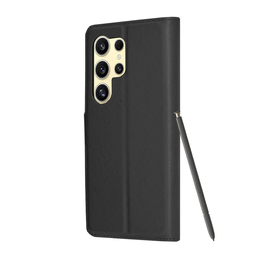 Futrola za Samsung Galaxy S24 Ultra S928, Techsuit, Leather Folio, Crna