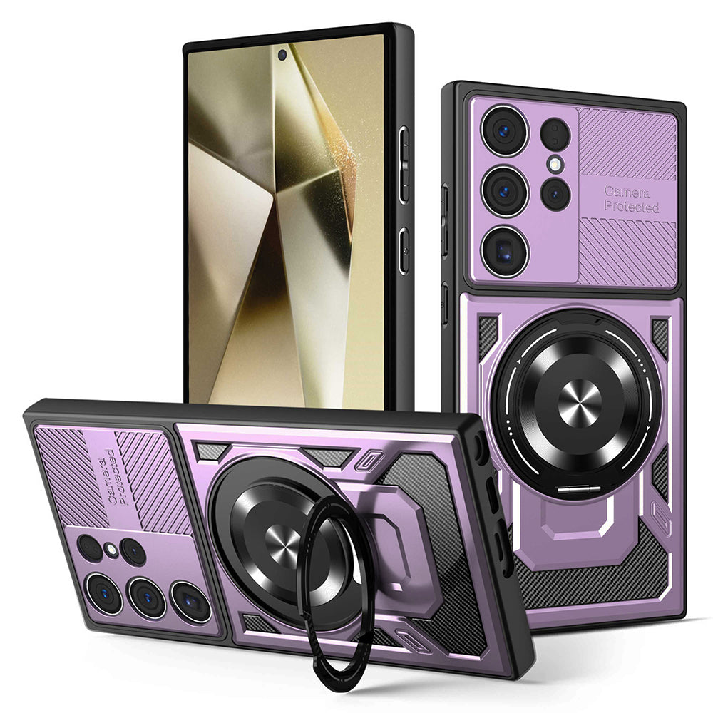 Futrola za Samsung Galaxy S24 Ultra S928, Techsuit, RuggedCam, Ljubičasta