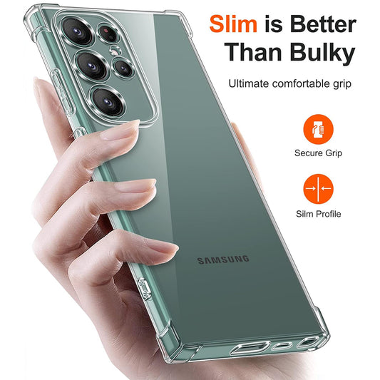 Futrola za Samsung Galaxy S24 Ultra S928, Techsuit, Shockproof Clear, Providna