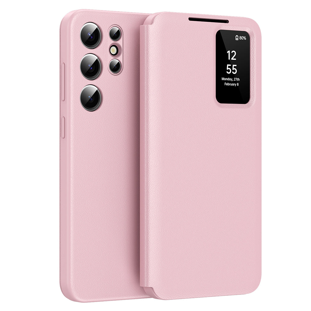 Futrola za Samsung Galaxy S24 Ultra S928, Techsuit, SmartView, Roze