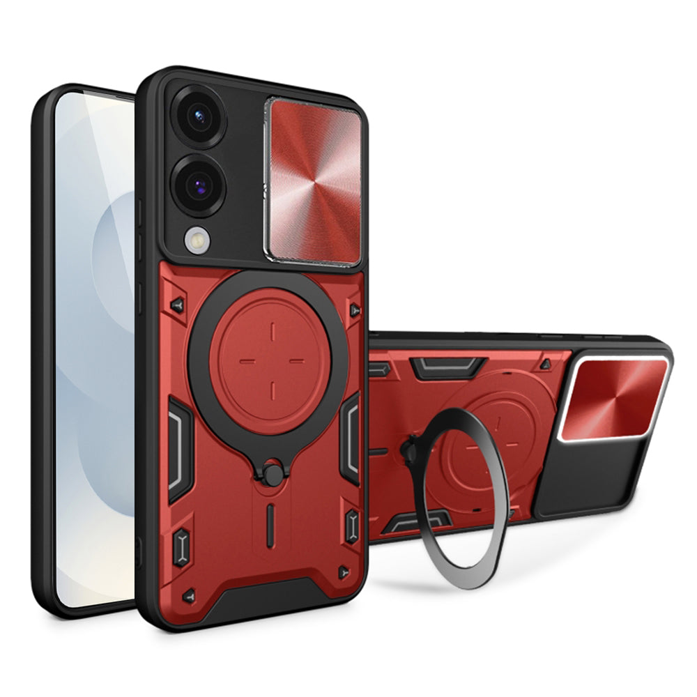 Futrola za Samsung Galaxy S25 Edge S937, Techsuit, CamGuard Pro, Crvena