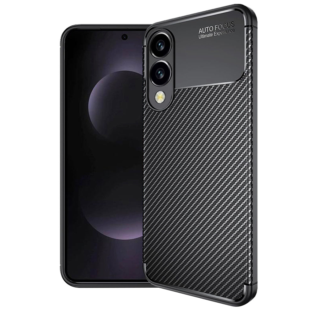 Futrola za Samsung Galaxy S25 Edge S937, Techsuit, CarbonFiber, Crna