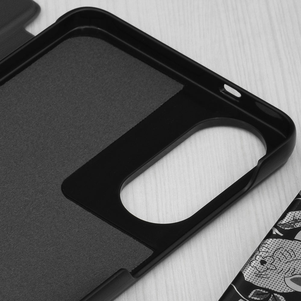 Futrola za Samsung Galaxy S25 Edge S937, Techsuit, eFold, Crna