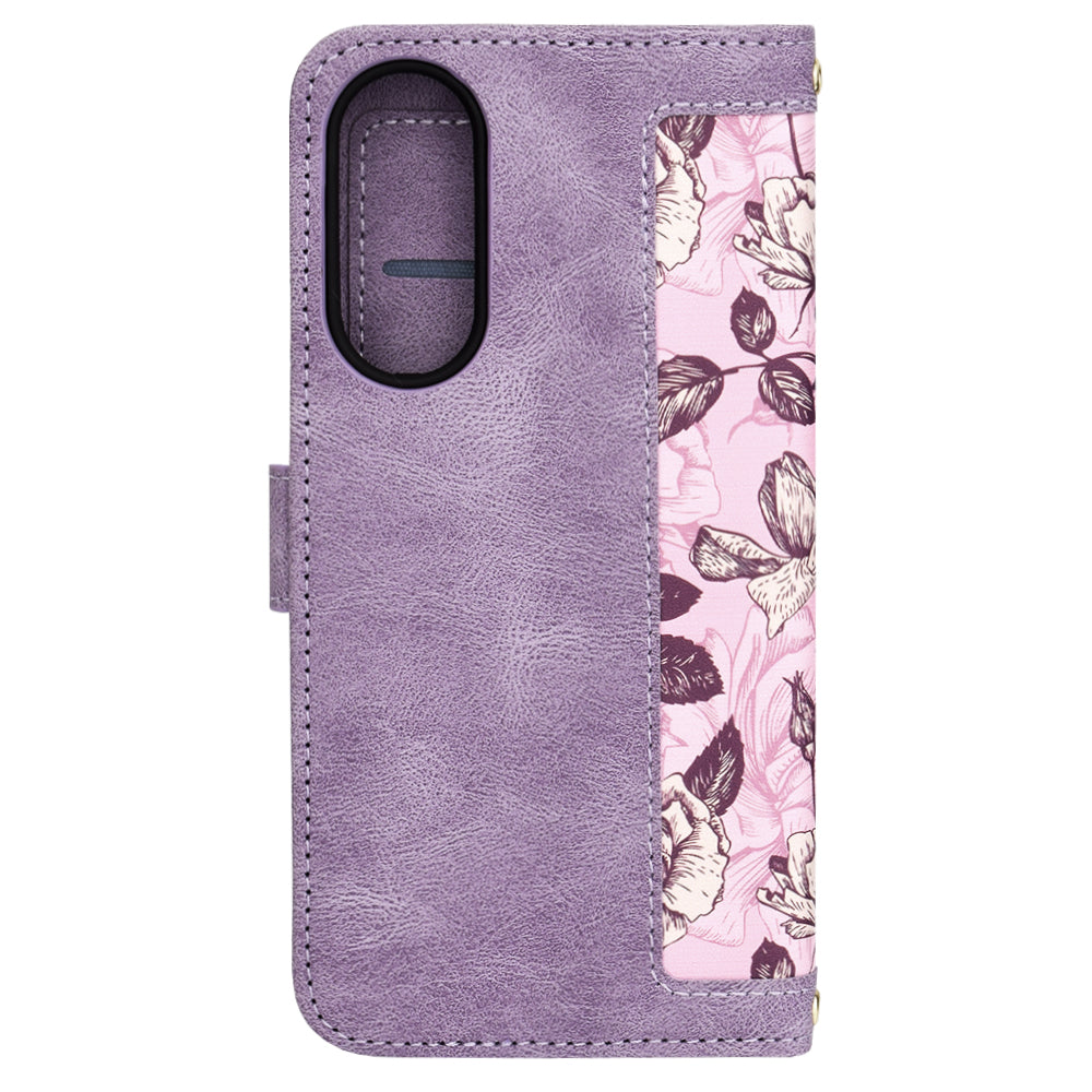 Futrola za Samsung Galaxy S25 Edge S937, Techsuit, FlipCraft, Ljubičasta