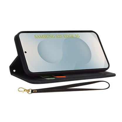 Futrola za Samsung Galaxy S25 Edge S937, Techsuit, FlipCraft, Crna