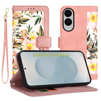 Futrola za Samsung Galaxy S25 Edge S937, Techsuit, FlipCraft, Roze