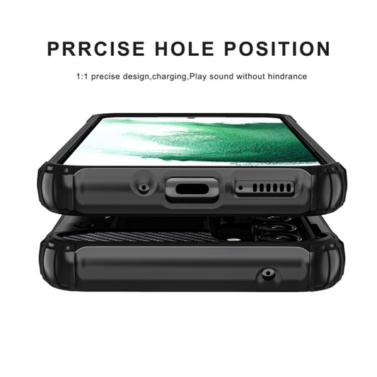 Futrola za Samsung Galaxy S25 Edge S937, Techsuit, Hybrid Armor, Crna